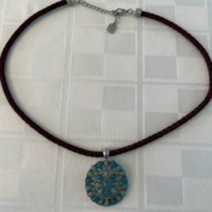 Chaps turquoise necklace